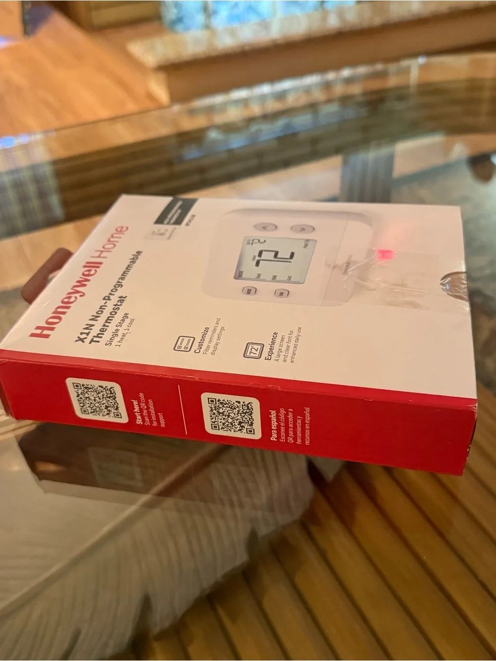 Honeywell Home RTH111B Non-Programmable Thermostat 1H/1C Digital Display